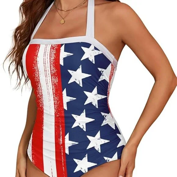 One Piece Swimsuit Women Tummy Control Swimwear - Picture 4 of 4